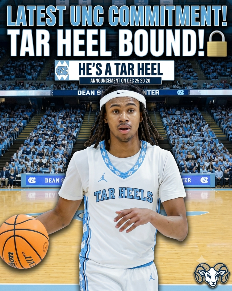 Latest UNC Commitment: Top Basketball Player Flips Commit To UNC Basketball Due To…